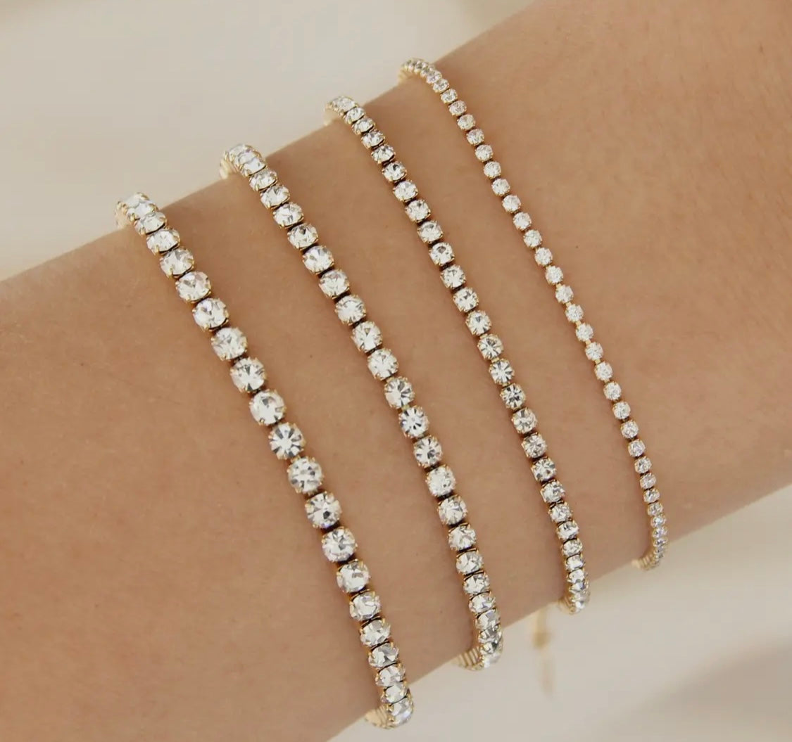 Silver CZ Tennis Bracelet