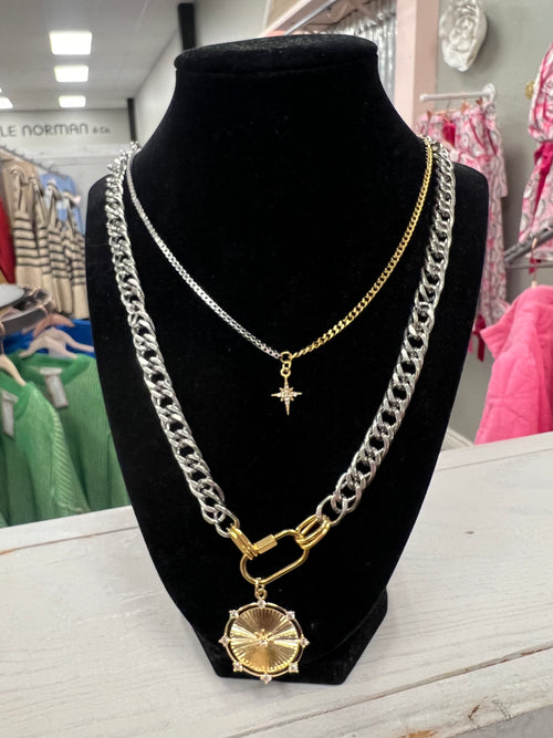 Layered Coin Necklace