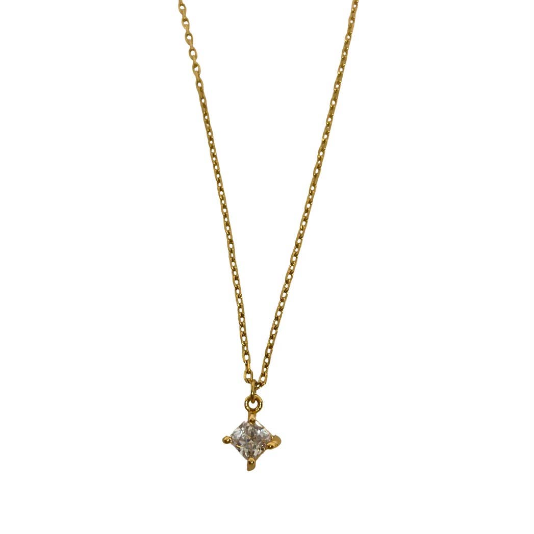 Classic Diamond Necklace- Waterproof