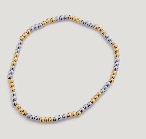 Two Toned Ball Bracelet