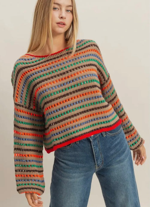 Autumn Stripped Sweater