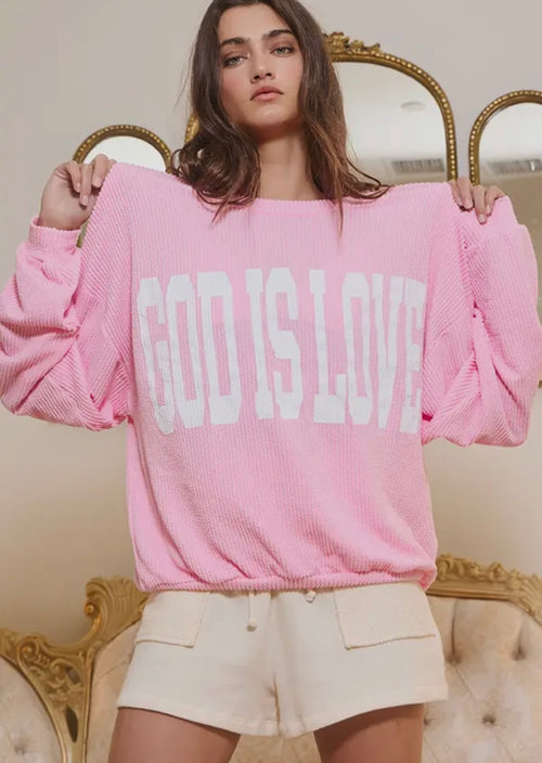 God Is Love Pullover