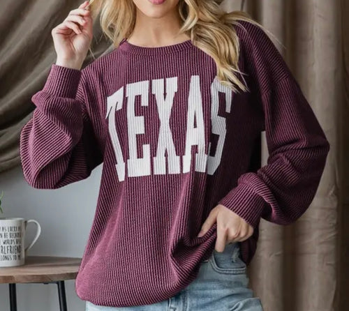 Texas Ribbed Pullover
