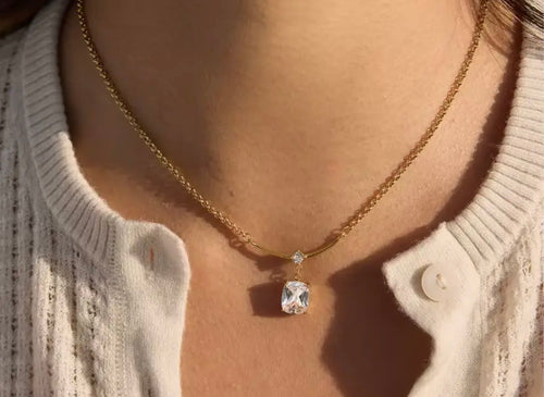 Bar Drop Necklace
