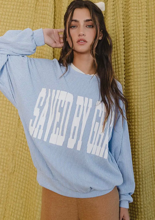 Saved By Grace Pullover